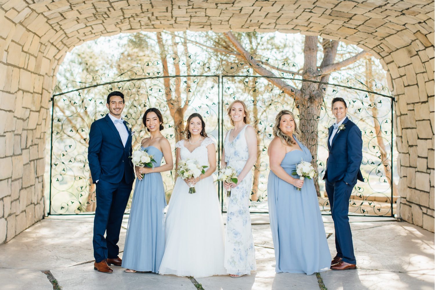 Bridal party at San Luis Obispo wedding shot by Jessica Sofranko Photography