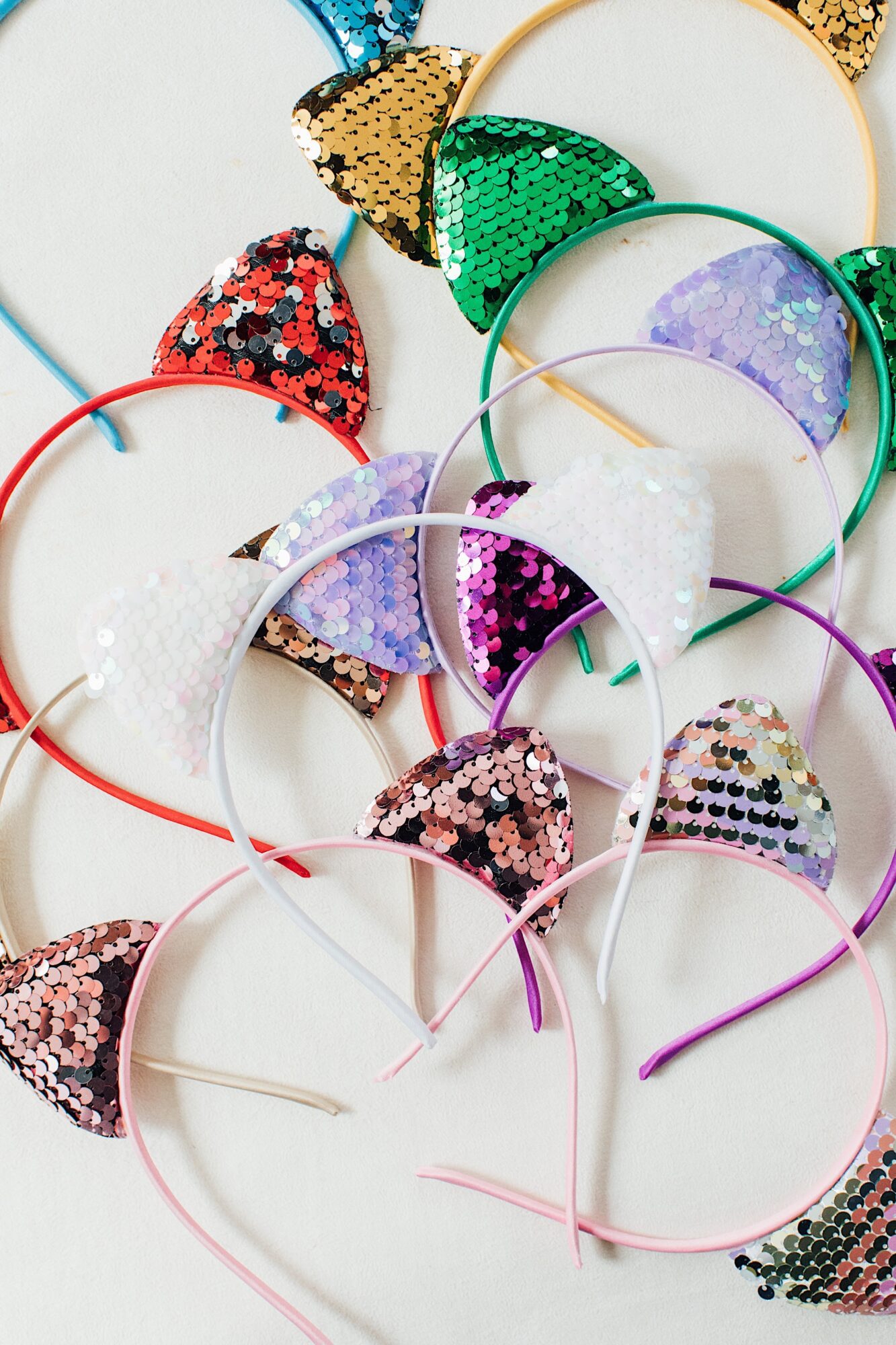 sequin cat ears for halloween cat themed bachelorette party
