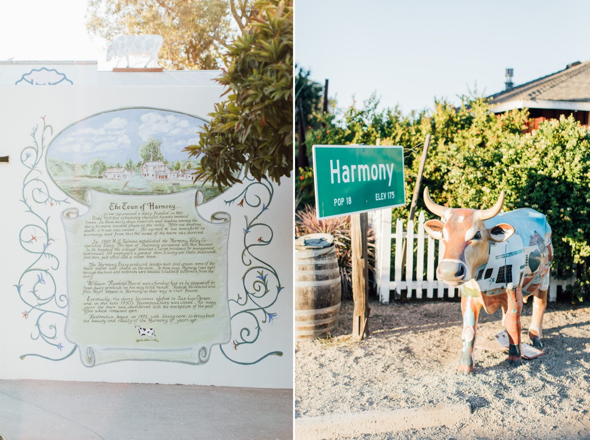 details of the town of Harmony