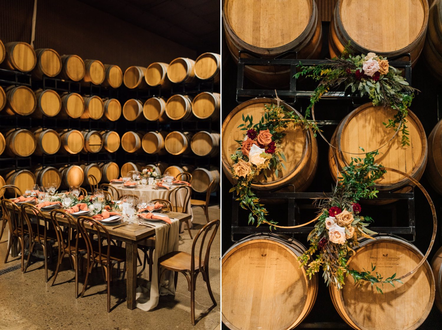 Paso Robles Winery wedding decor