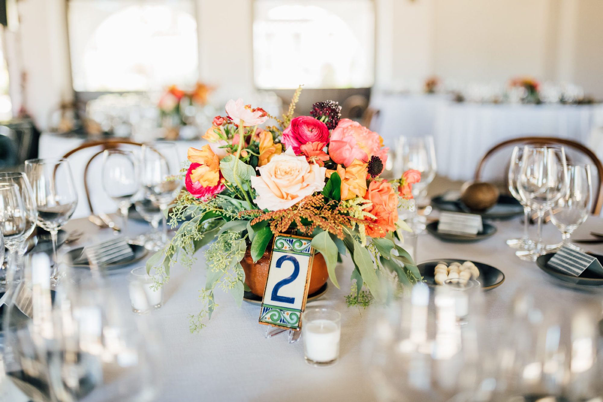 reception details at mexico inspired destination wedding at La Lomita Ranch by Jessica Sofranko
