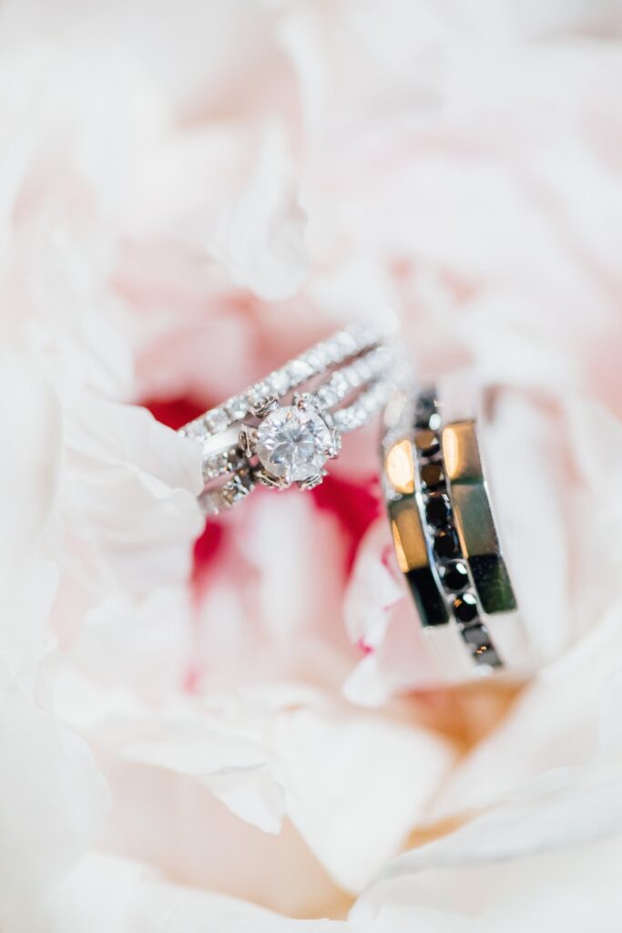 Elegant Wedding Rings for Bride and Groom